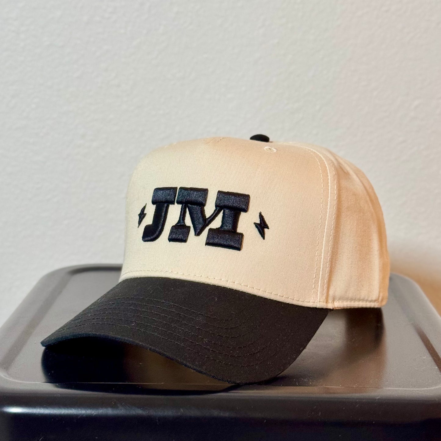 The "OG" JM logo embroidery puff